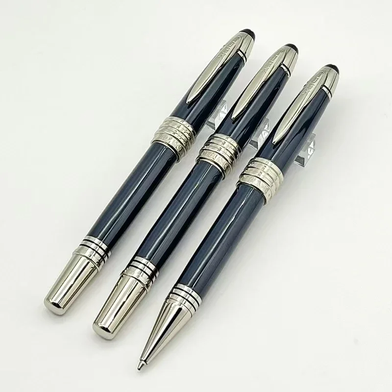 جون إف كينيدي إصدار خاص قلم حبر جاف رولربال فاخر MB هدية ألياف الكربون الأسود MetaWith JFK محطة الأرقام التسلسلية