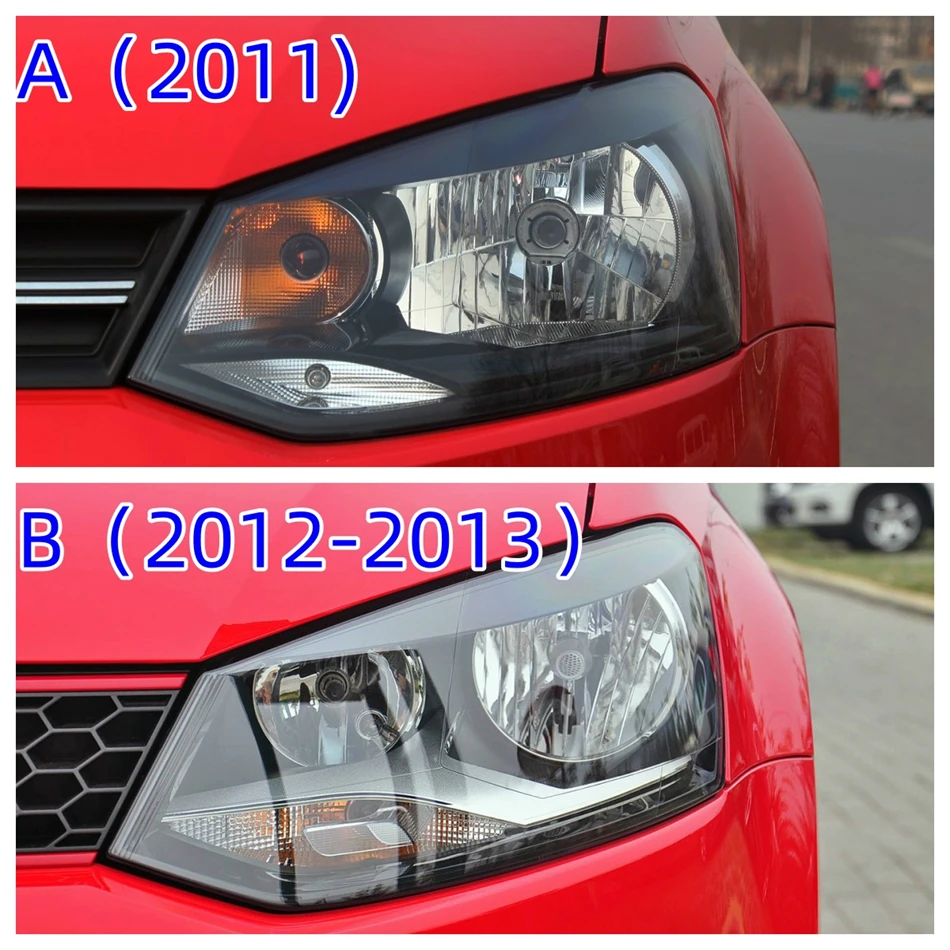 

Для Volkswagen Vw Polo 2011 2012 2013, чехол для объектива, прозрачный абажур, крышка фары, автомобильный светильник, корпус фары