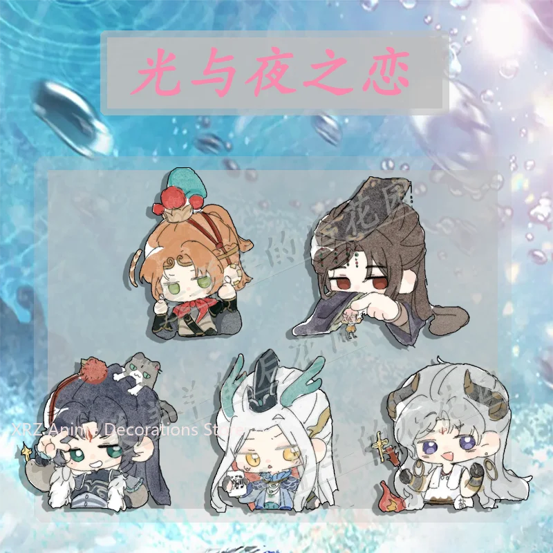 

5 шт., значки «Свет и ночь» Osborn Jesse, милые броши в стиле аниме, булавка для лацкана, сделай сам, рюкзак, шляпа, одежда, аксессуары, коллекционные подарки