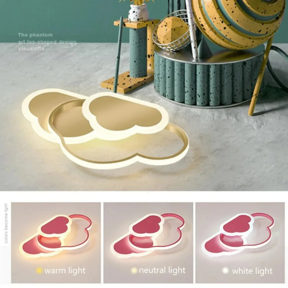 Children's Bedroom LED Ceiling Lamp Creative White Cloud Boy Girl Study Fixture Lustre Home Decor Living Room Lights 85-265V