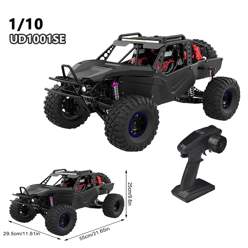 

UD1001SE V2 RC Багги Радиоуправление Rock Crawler Автомобиль 4WD Вездеход Модель Бесщеточный двигатель ESC Сервопривод RC Игрушки