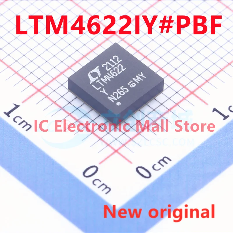 

5PCS New original LTM4622IY#PBF LTM4622IY LTM4622Y BGA-25 DC-DC power supply IC chip