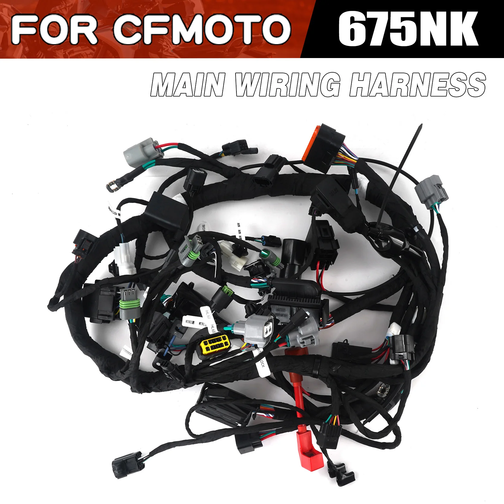 For CFMOTO 675NK Main Wiring Harness Moto Parts CF Moto 675 NK Motorcycle Accessories
