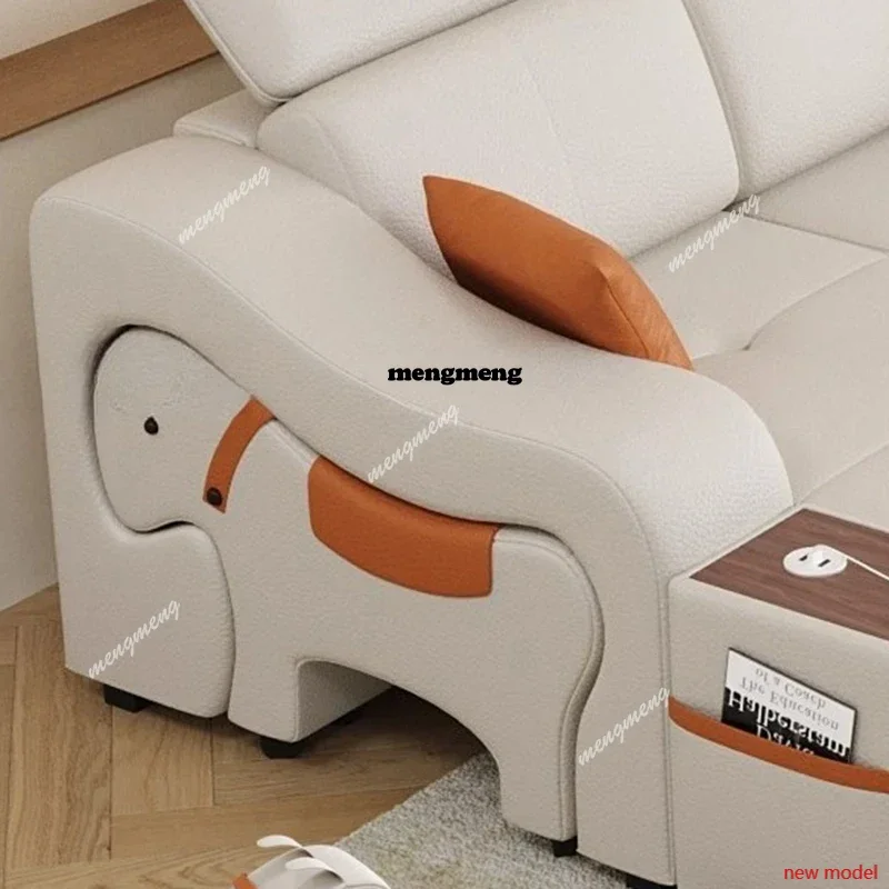 H178Recliner Extendeble Sofas Nordic Living Room Convertible Bedrooms Sofas Cinema Comfortable Chaises De Salon Home FurnitureF1