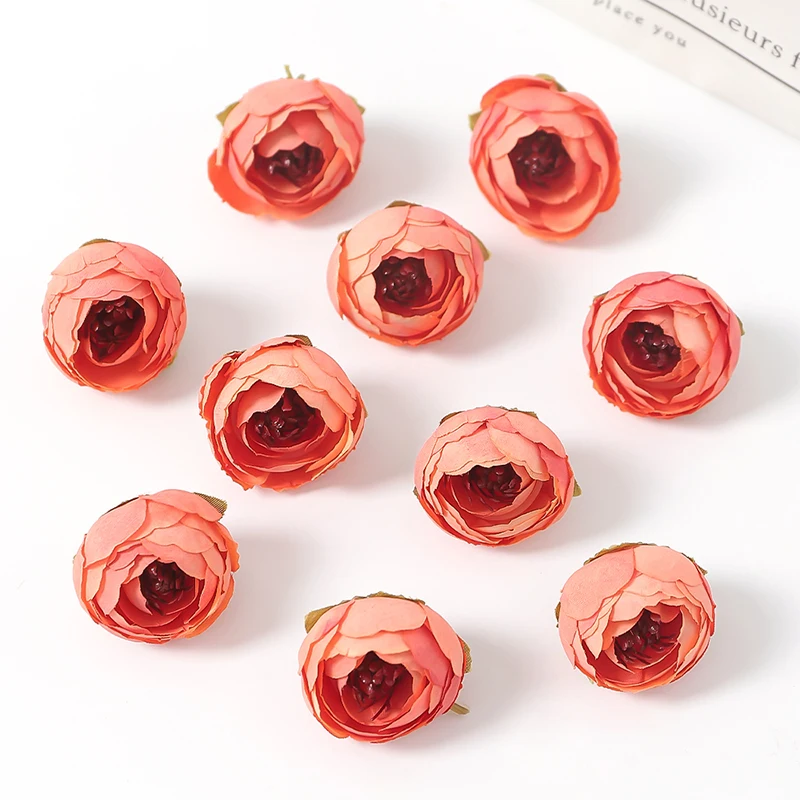 5/10/20 Stück Rosen Künstliche Blumen 3 cm Gefälschte Blumenköpfe für Heimdekoration Hochzeitsdekoration DIY Kranz Scrapbook Handwerk Geschenkbox – Detail 11