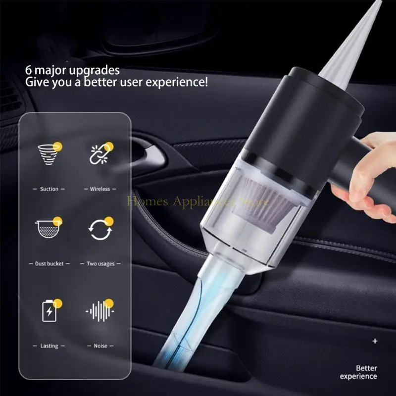 D0ab xe động Máy hút bụi Buster Buster không dây Không khí Máy bay không khí cho tóc thú cưng, Bàn phím máy tính 2000PA