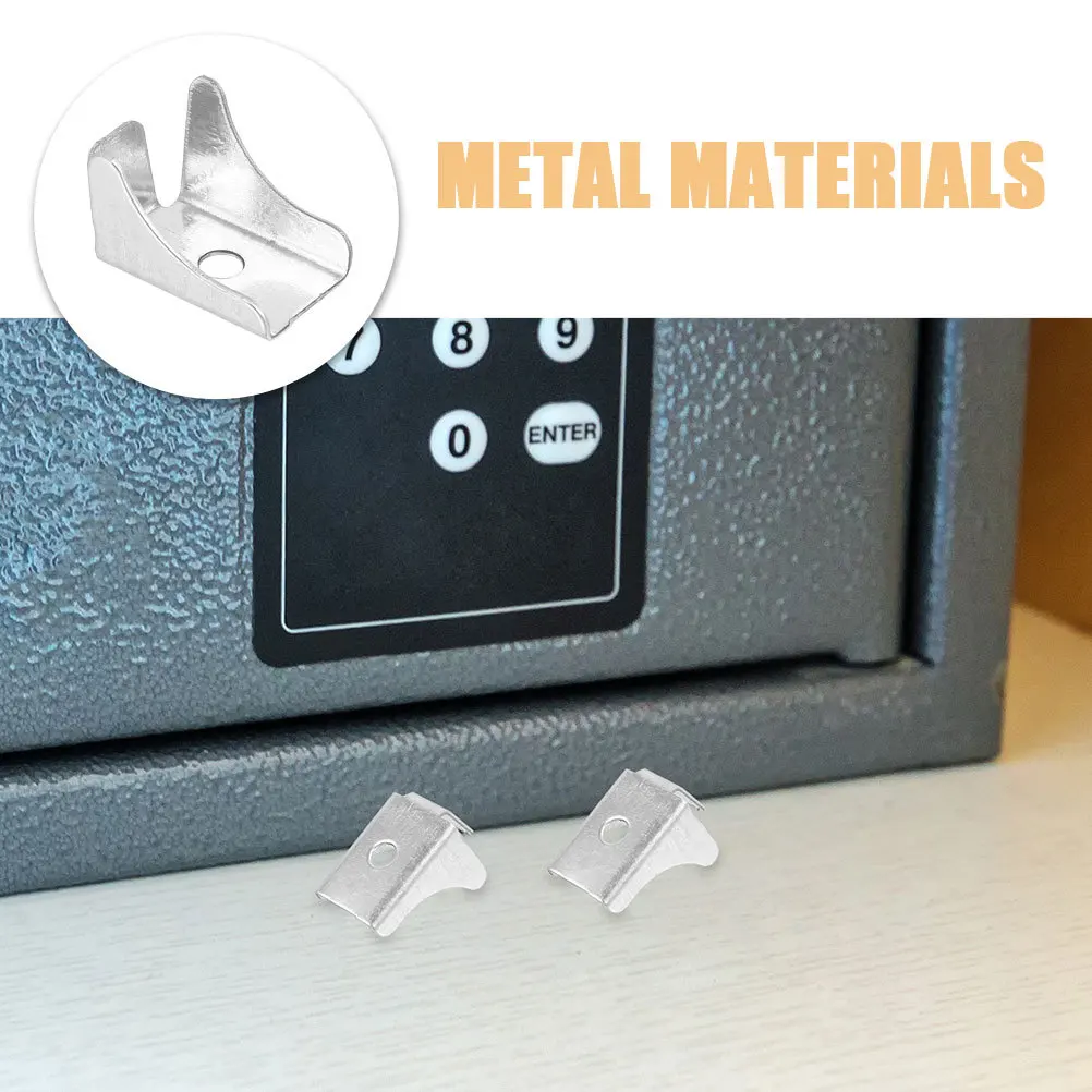 12Pcs Cabinet Shelf Clips Metal Shelf Pegs Sturdy Texture Polished Surface Safe Use Home Display Bookcase Shelving Clips