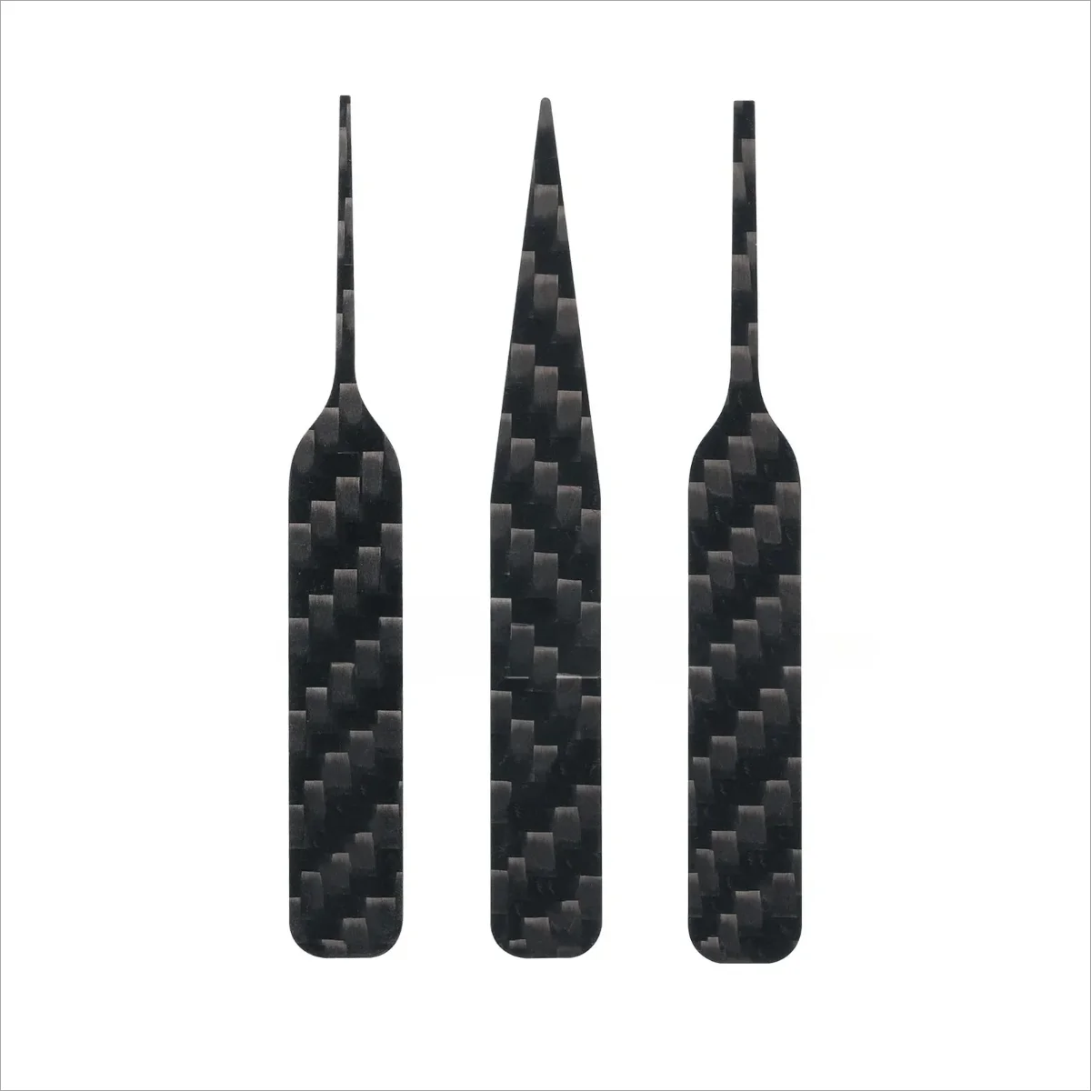 불규칙한 탄소 섬유 샌딩 막대, 검정색 무광택 도구, DSPIAE CFB-S01 CFB-S02 CFB-S03 군용 모델 만들기 도구 DIY