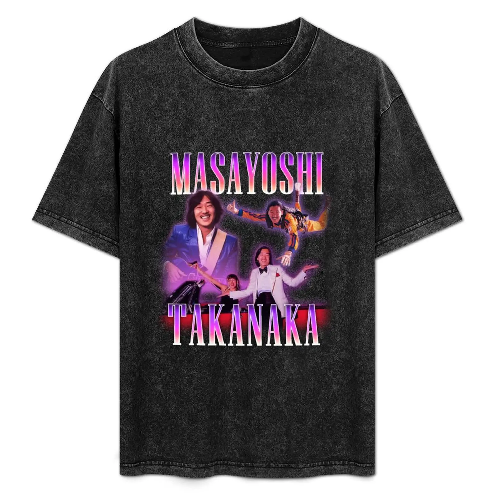 

masayoshi takanaka 90s T-Shirt customizeds summer 2025 anime tshirt cotton graphic tees Men's cotton t-shirt