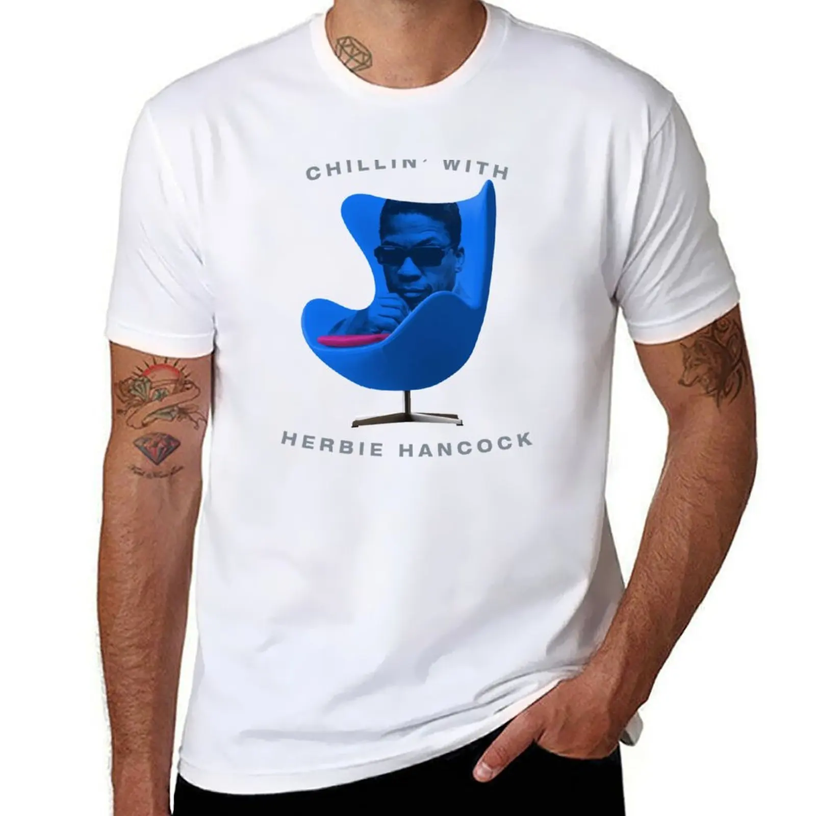 

Herbie Hancock - Chillin' With T-Shirt anime t shirts for man man graphic t shirt T-Shirt
