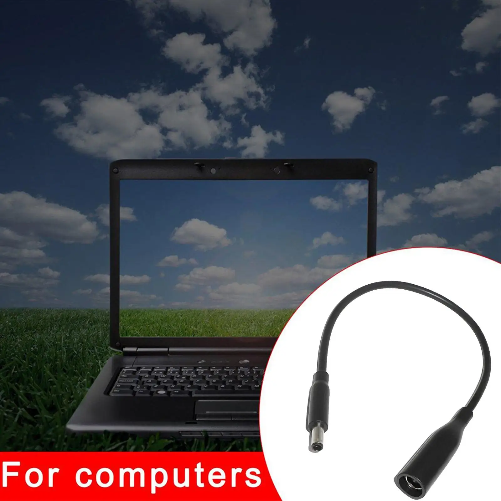 لأجهزة الكمبيوتر المحمول Dell تيار مستمر محول شحن الطاقة وصلة كابل محول 7.4x5.0 أنثى إلى 4.5x3.0 ملم ذكر محول كابلات دروبشيبينغ
