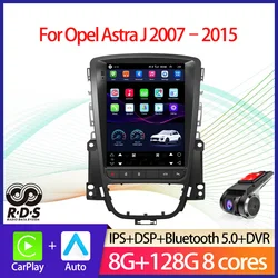 Car GPS Navigation Android Tesla Style For Opel Astra J 2007–2015 Auto Radio Stereo Multimedia Player With BT WiFi Mirror Link
