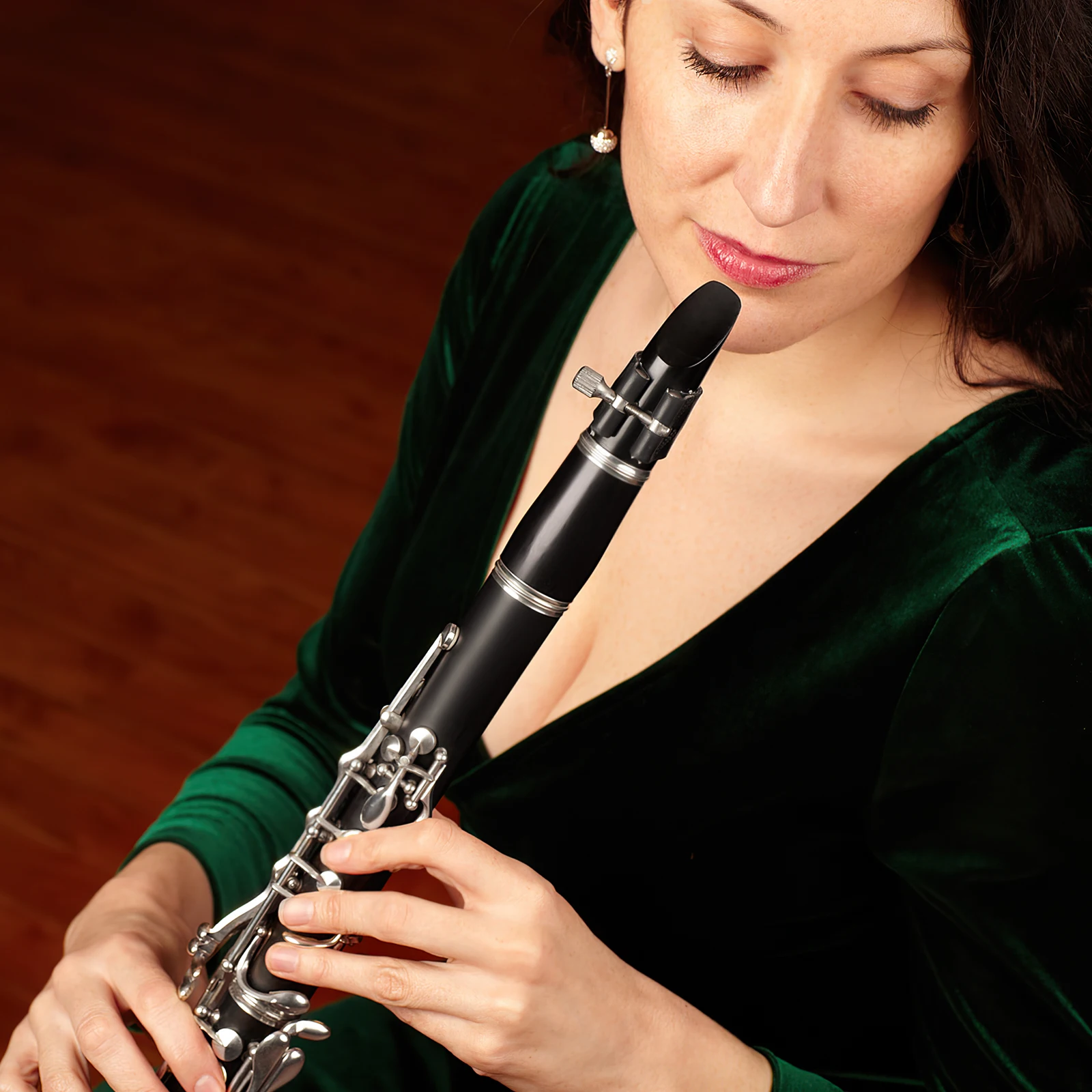 

2Pcs B Flat Clarinet Metal Two Section Tube Treble Pitch Pipe Durable Smooth Musical Instrument Accessories Wind Parts