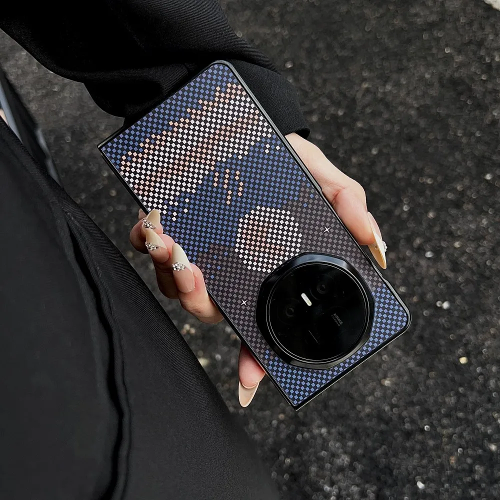 حافظة لهاتف هواوي هونور ماجيك V5 من ألياف الكربون الصلبة المغناطيسية للشحن اللاسلكي غطاء خلفي واقٍ لهاتف ماجيك V5 V3 Shell #5