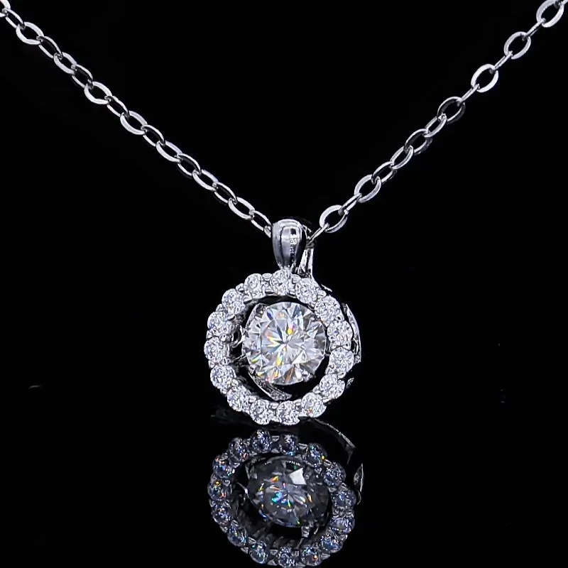 Sparkling Silver Color Crystal Mosant Diamon Chain Choker Necklace Bridal Women's Party Day Rhinestone ChokerJewelry Gift