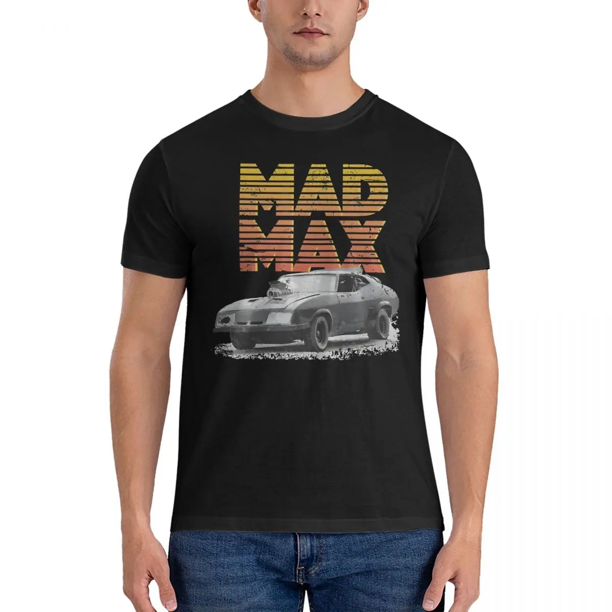 Men Cute Interceptor T Shirts M-Mad Maxs 100% Cotton Tops Vintage Short Sleeve Crew Neck Tee Shirt Birthday Present T-Shirt