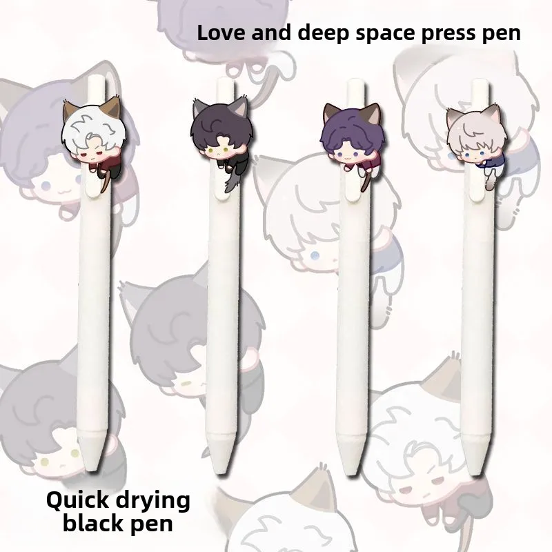 Love and Deepspace Sylus Rafayel Xavier anime two-dimensional pendant pen creative quick-drying black gel pen stationery prizes