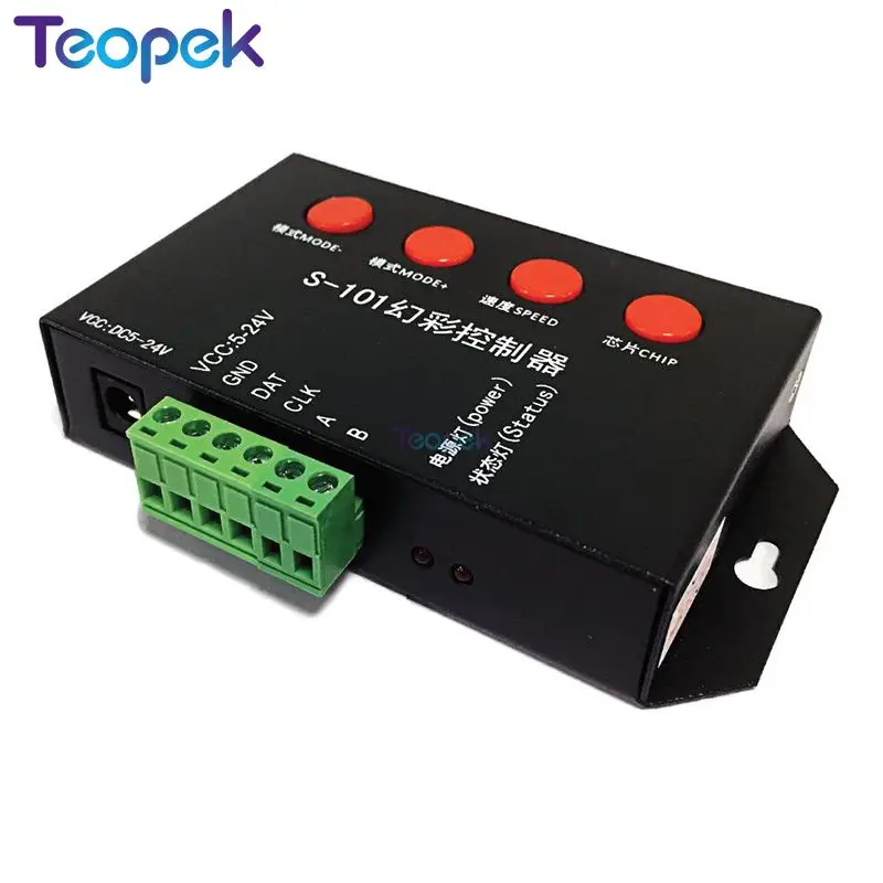 S-101 DMX512 Dream Color Led Controller 5-24V Max 1024 Pixel Use For WS2812b WS2811 WS2813 APA102 UCS1903 TM1812 Led Strip Light