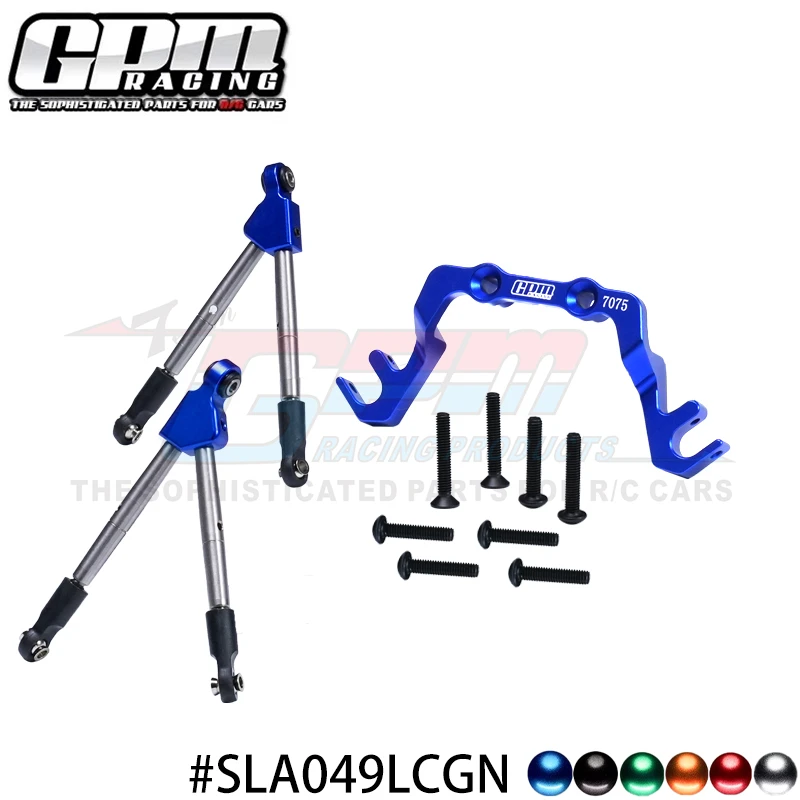 

GPM Alu 7075 Front Tie Rods With Stabilizer For C Hub For TRAXXAS 1/10 Slash 4X4