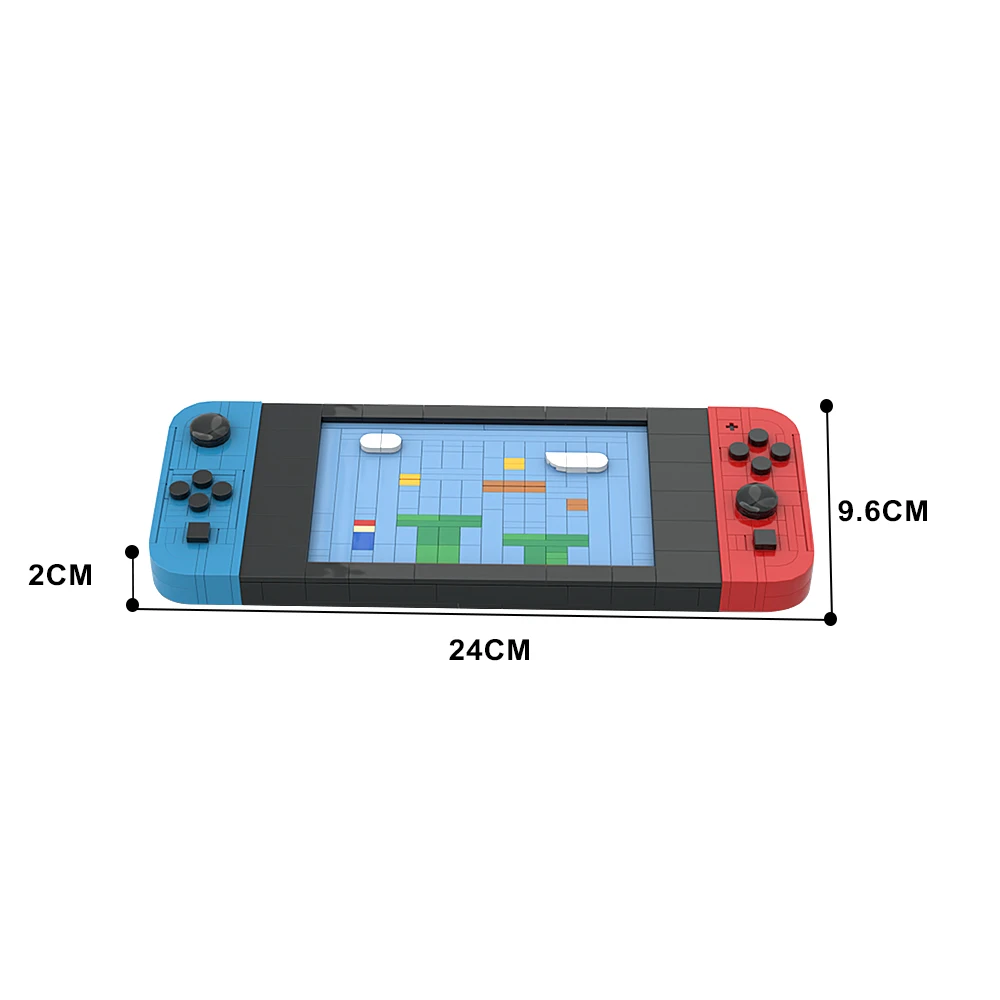 MOC Nintendoed Game Console Building Blocks Model Nintendoed Switchs Entertainment System Model Bricks Kid Toys Birthday Gifts