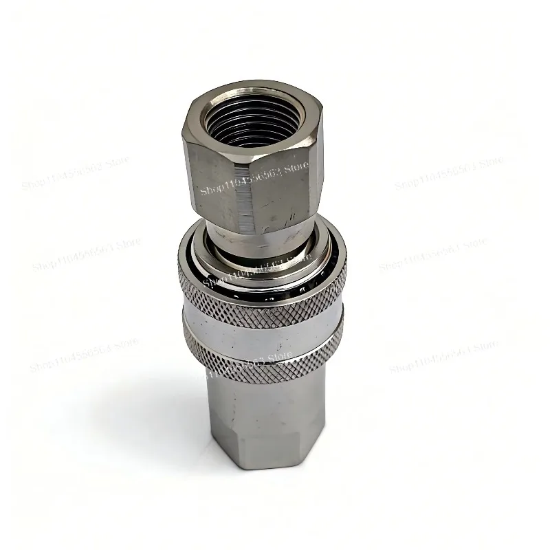 

5PCS Sealing assembly, pipe joint plug,hydraulic quick connector, hydraulic quick release connector KZE series double break type