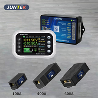 2024 NEW KH140F Bluetooth Battery Monitor 0-120V 400A Voltage Current Tester Capacity Indicator RV Battery VA Coulomb Meter