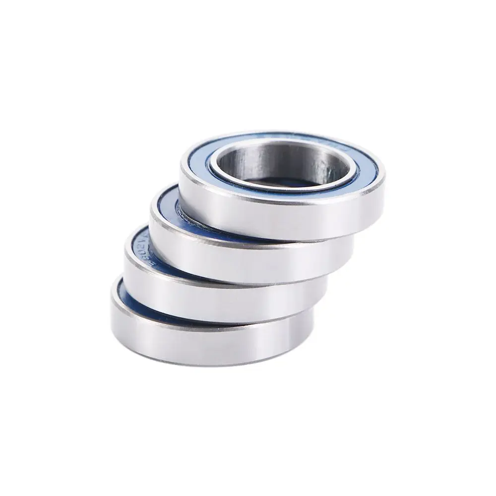 15*24*5mm Chrome Steel Blue Sealed with Grease Bike Pivot Bearing Full Balls Bearing 6802 VRS MAX Bearings RSV Ball Bearings