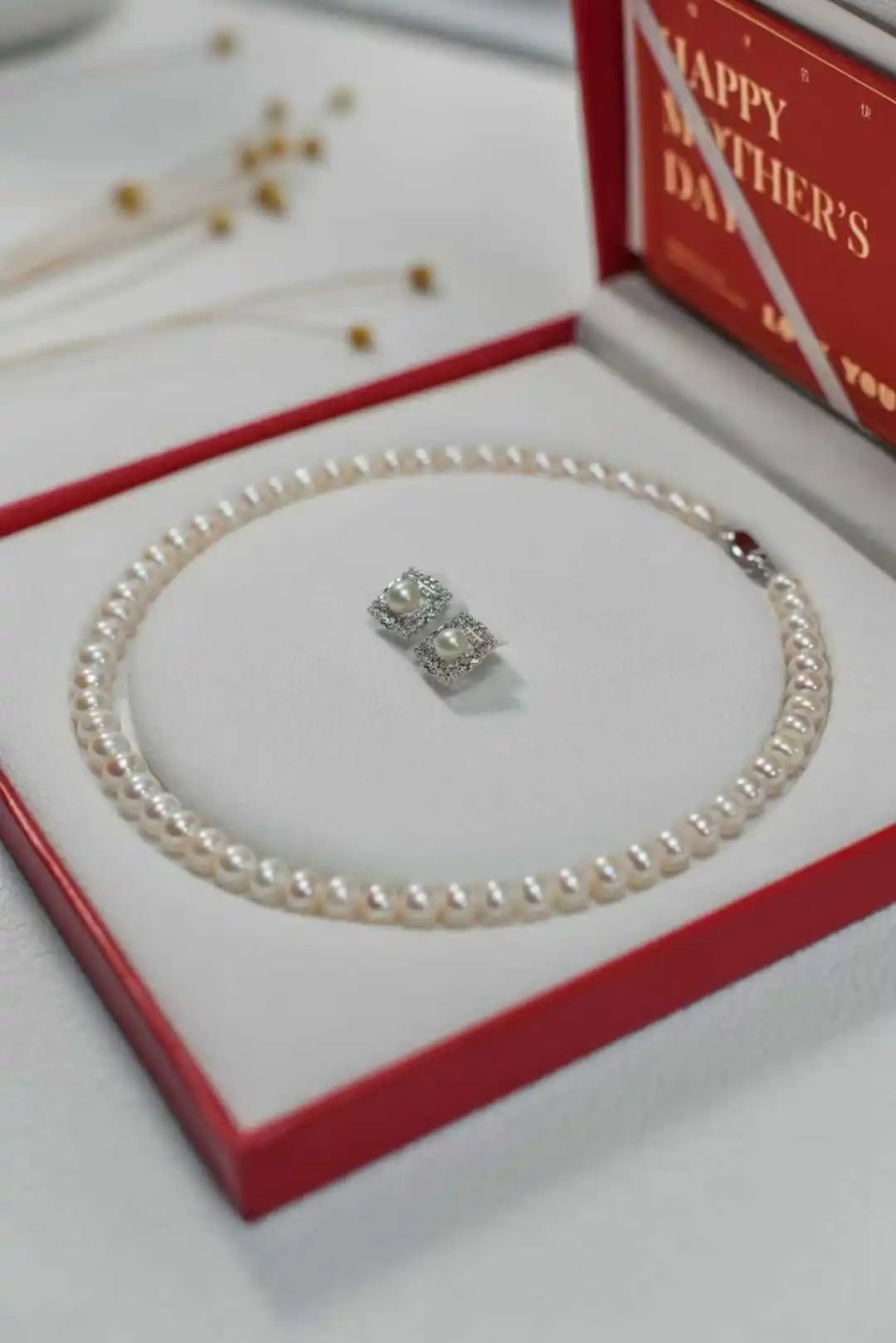 

Натуральный жемчуг AAAA 8-9 мм, японское круглое жемчужное ожерелье 18 дюймов + комплект серег, серебро 925 пробы