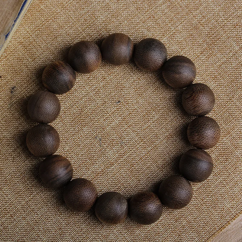 Brunei Soft Silk Agarwood Bracelet 108 Buddhist Buddha Beaded Necklace Bracelet 99 Points Submerged Eaglewood Prayer Bracelet