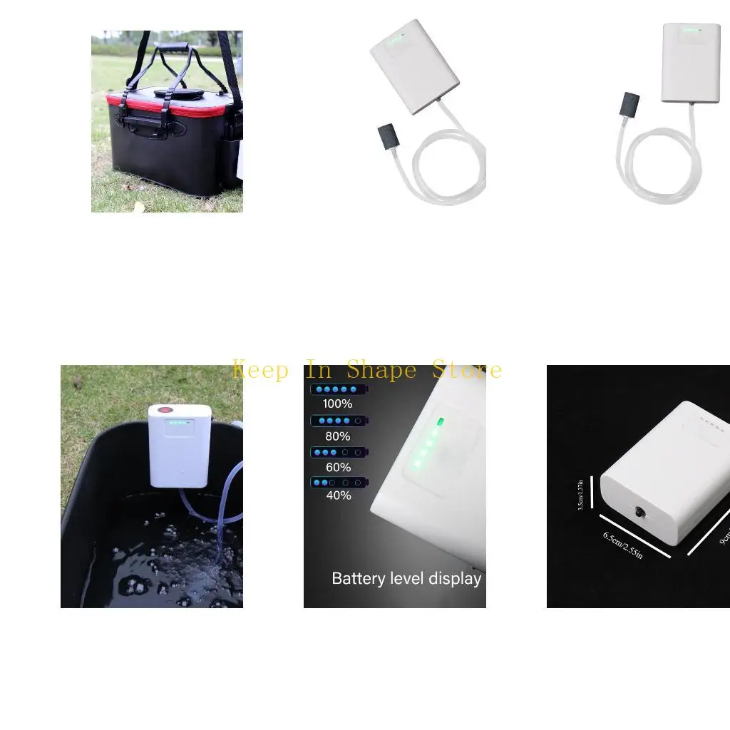 

U1JC Аэраторы для аквариумов Аквариумы Воздушные насосы USB Аккумуляторные аэраторы для аквариумов для рыбалки на открытом и