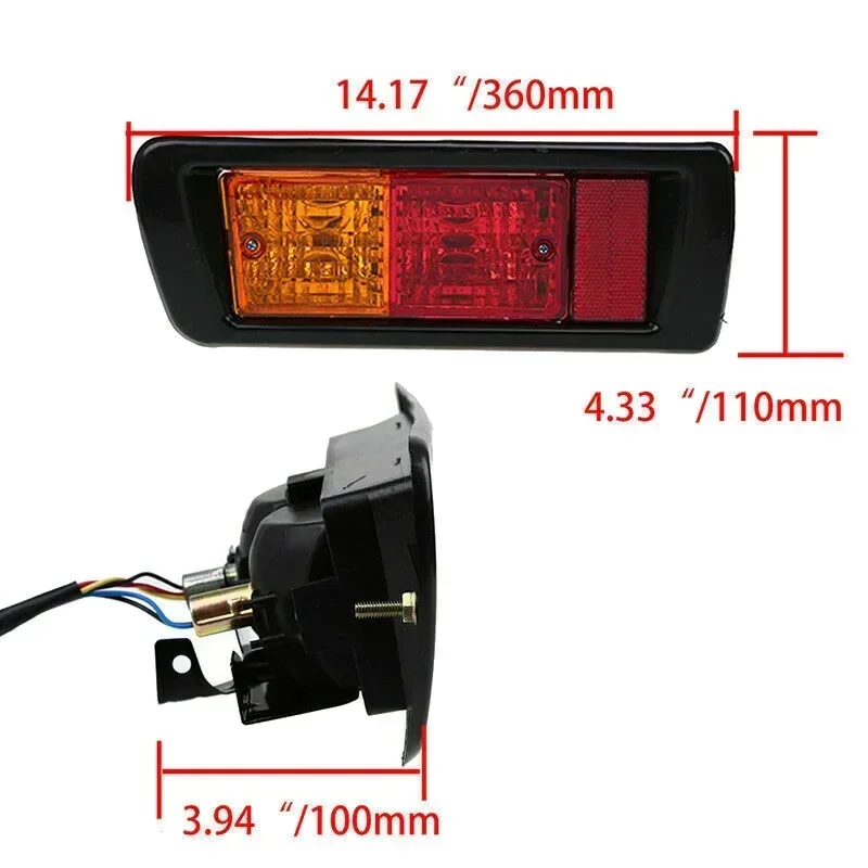 1 or 2 Pcs Rear Bumper Lamp for Toyota Land Cruiser Prado LC90 1996-2002 Rear Light for Prado  LC95 Rear Lamp L or R