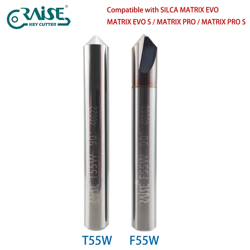 

1mm 90 degrees F55W T55W Carbide Cutter Tracer Compatible with SILCA MATRIX EVO/MATRIX EVO S/MATRIX PRO/MATRIX PRO S