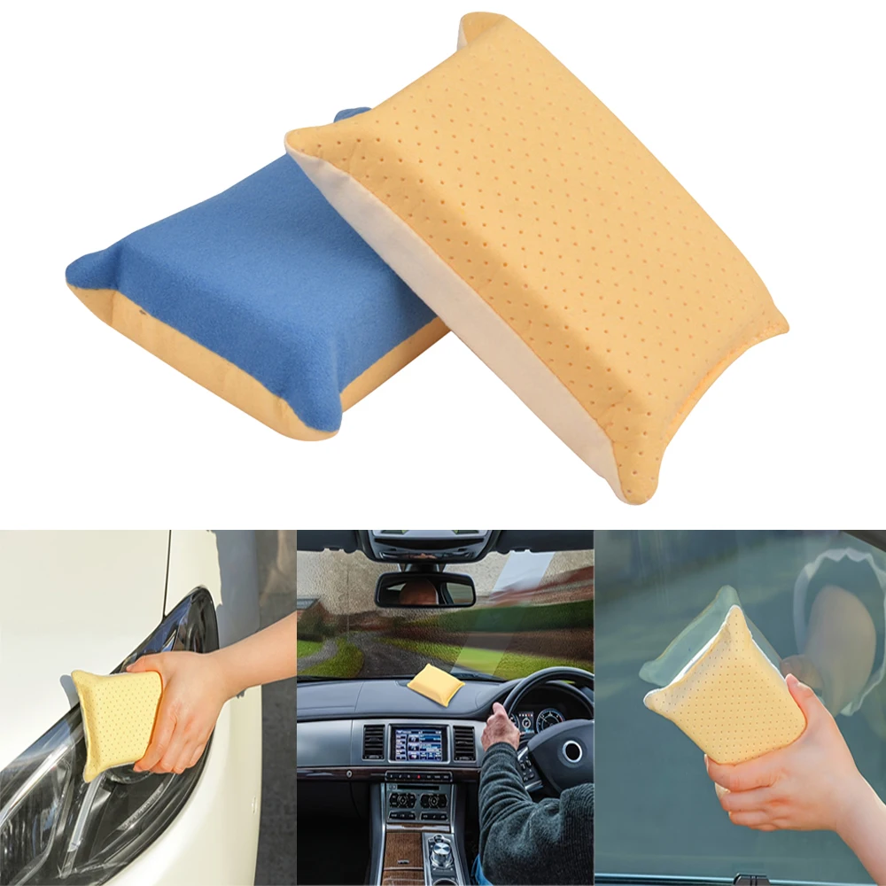 

1 шт. салфетка для чистки оконного стекла, противозапотевающая салфетка, нетканая автомобильная губка, подушечка для чистки автомобиля S003771