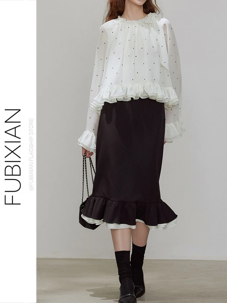 

Bla High Waist Slimming Fi Tail Skirt Color Blo Suit Sle f Body Skirt Ele Versatile Spring New Design