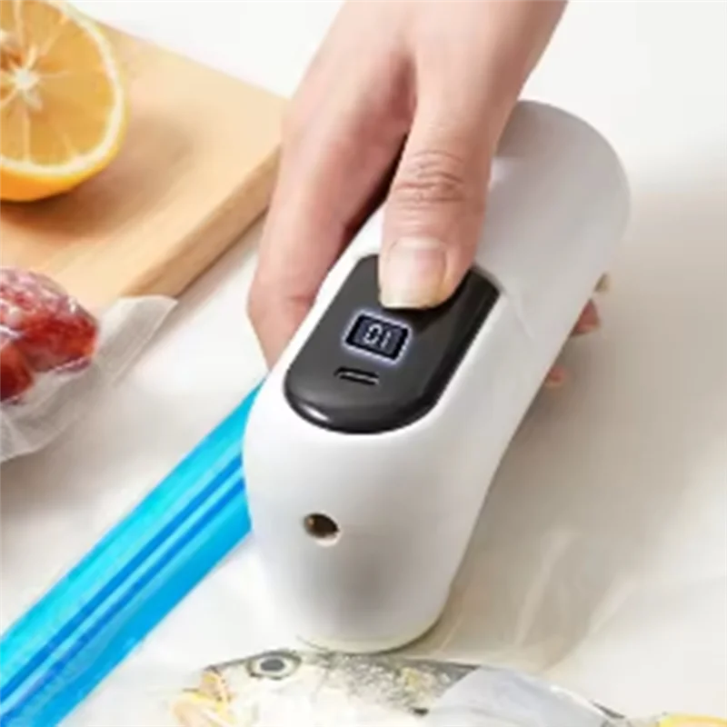 

A78E-Business Trip Vacuum Packaging Machine Small Food Handheld Mini Vacuum Sealer Pump