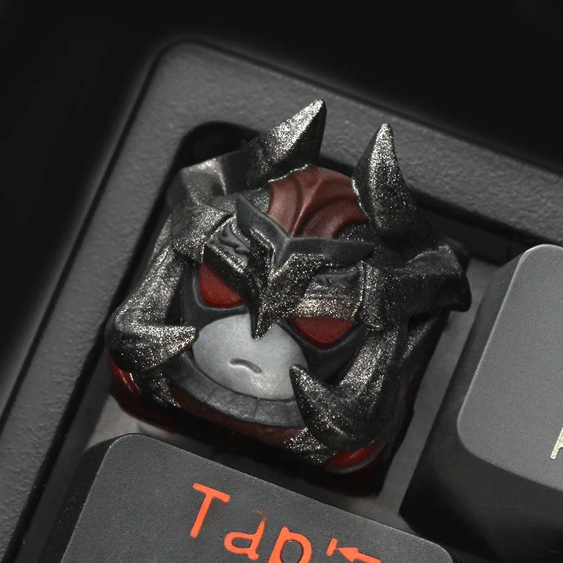 LOL Keycaps Aatrox Resin Handmade Keyboard Caps Custom Cool Anime Keycaps for Mechanical Keyboard Accessories Boys Gift Gamer