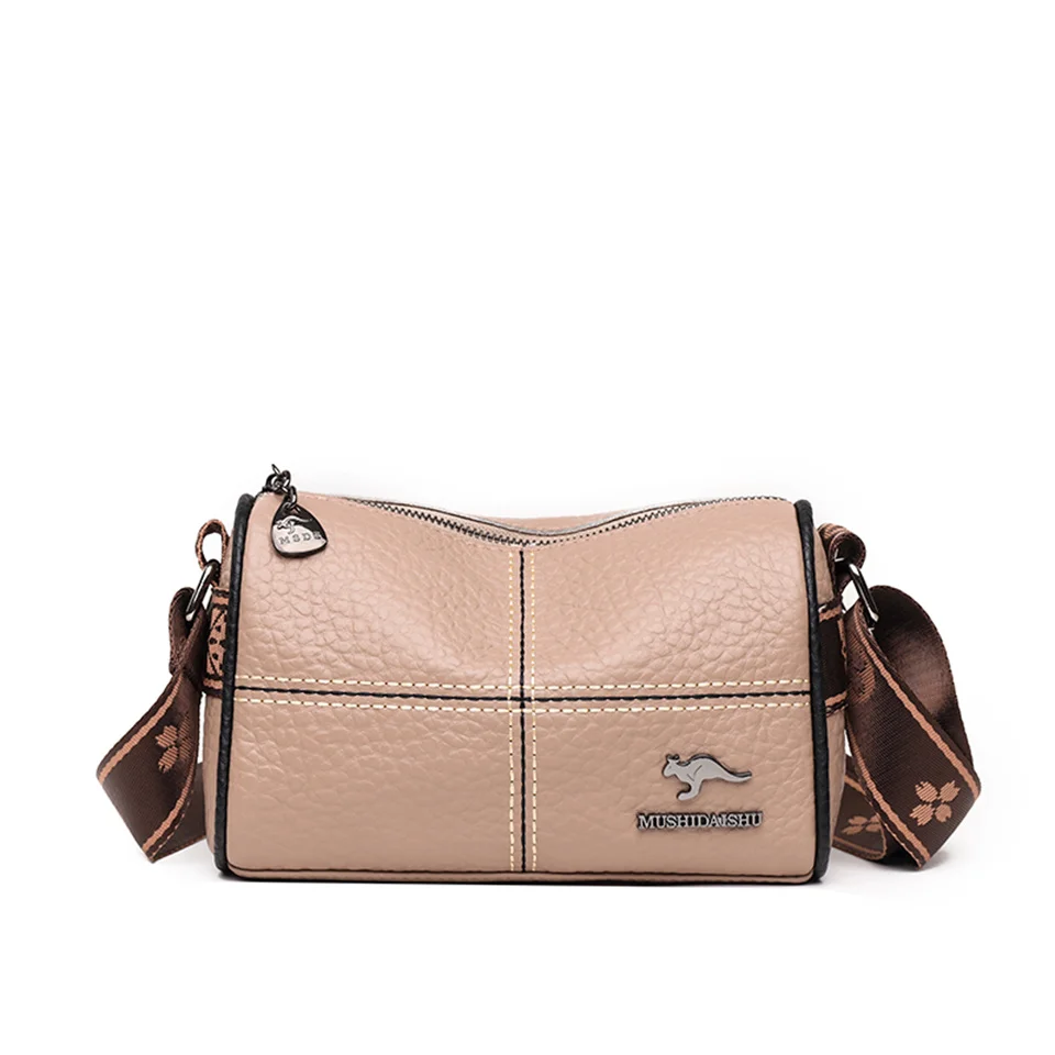 

Ladies Fashion Genuine Leather Messenger Bag Woman Luxury Handbag High Quality Shoulder Bags Exquisite Square Tote Crossbody Bag