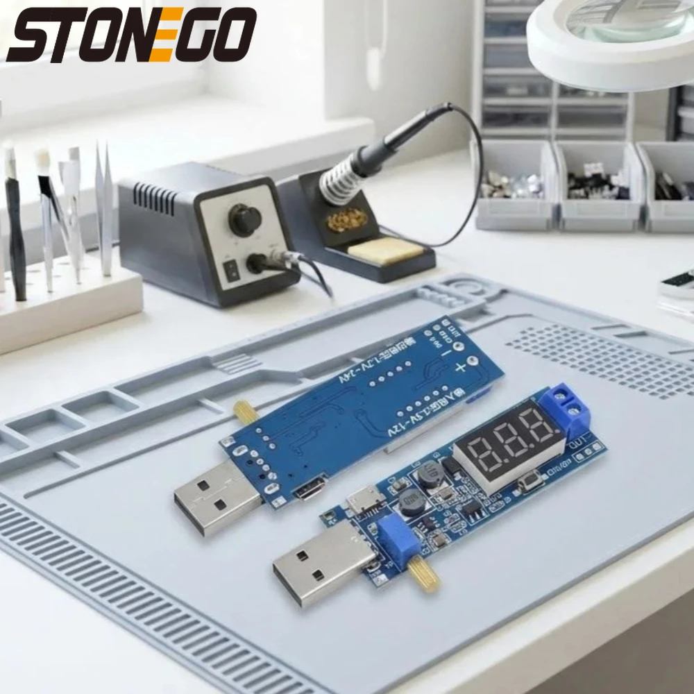 DC-DC USB Step UP/DOWN Power Supply Module Adjustable Boost Buck Converter 5V 3.3V 9V 12V 24V