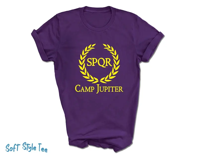 Camp Half Blood Branches Jupiter T Shirt Percy Jackson SPQR Adult Ladies Kids Sizes Premium Soft long or short sleeves