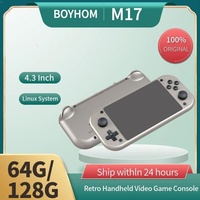 Handheld M17 Video Game Console, Open Source Sistema Linux, Pocket Video Player portátil, Retro Gaming Console, 4,3 \