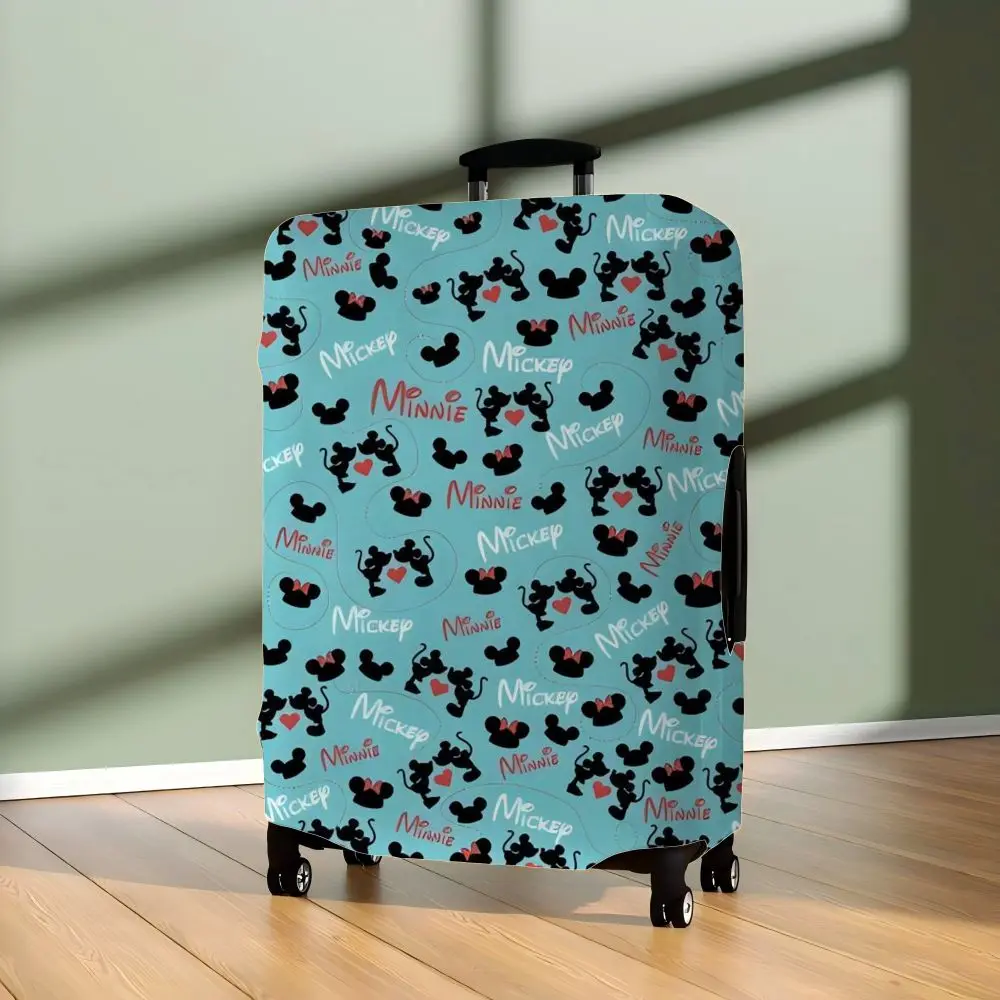 Luggage Cover Suitcase Protector Suitcases on Wheels Mickey Case Minnie Mouse For Travel Disney Protective Storage Bag S-XL Bags