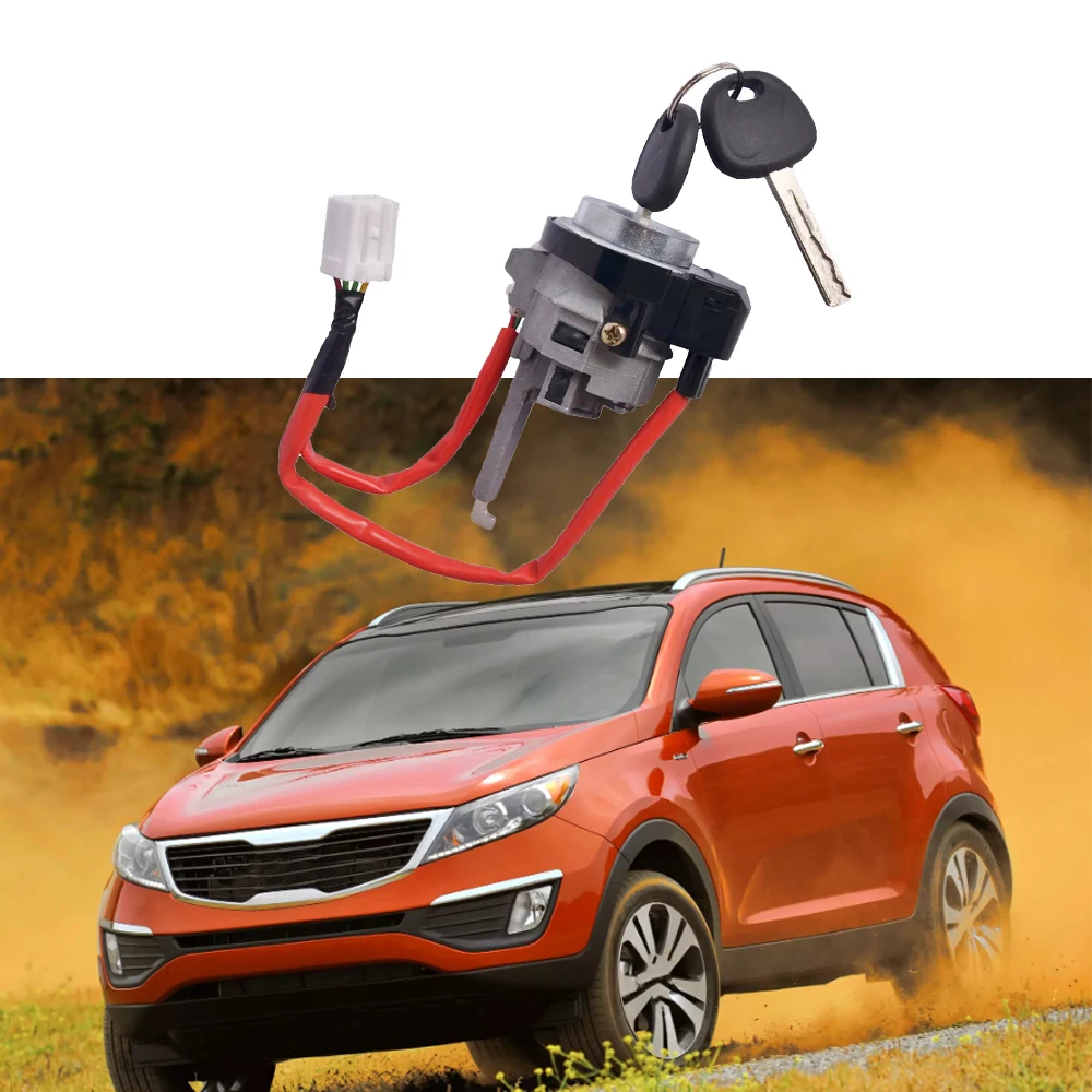 

Ignition Lock Cylinder Switch with 2 Keys Compatible with Kia Sportage 2011-2017 81900-D9G00, 81900D9G00