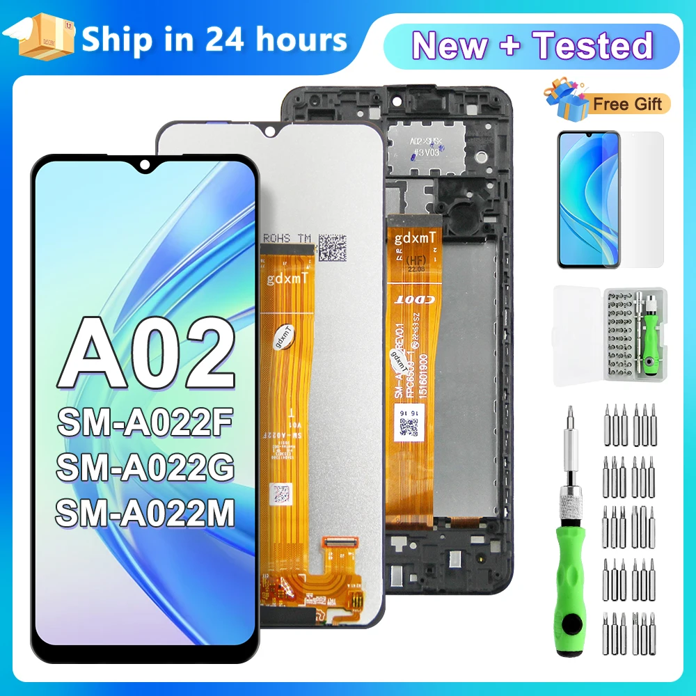 OEM For Samsung A02 LCD Display SM-A022 Touch Screen Digitizer For Samsung Galaxy A022F/DS A022G/DS Replacement Parts