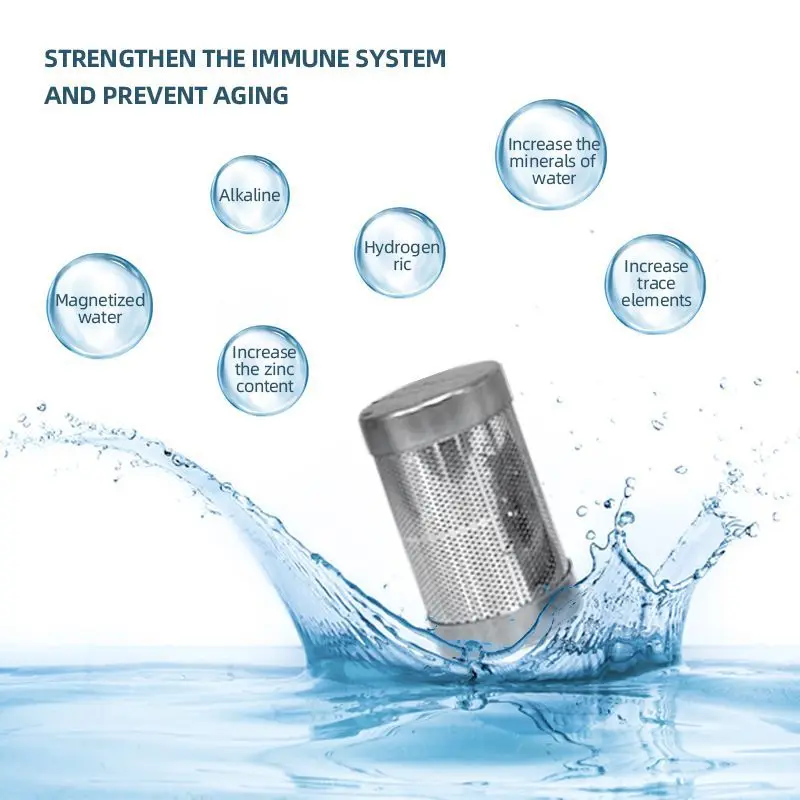 Customized. New 304 Stainless Steel Dense Hole round Weak Alkaline Small Molecule Mineral Energy Rod Laser