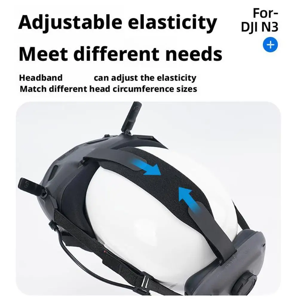 For DJI DJI N3 Glasses Simple Protective Headwear Comfortable Wear Pressure Relief Protective Belt UAV Accessories