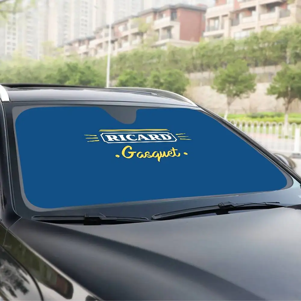 R-Ricard Beer Car Windshield Sunshade Cover Foldable Automotive Sun Shade Visor Window Uv Reflector Cars Keep Car Cool