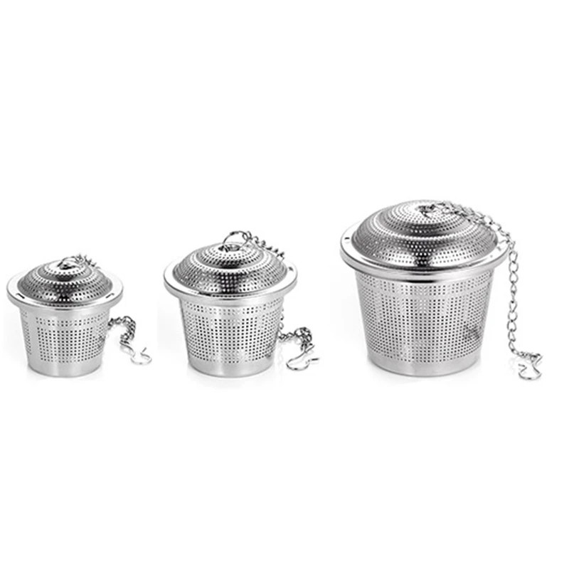 

12 PCS Stainless Steel Tea Infuser for Loose Leaf Teas Spice Strainer Herbal Kitchen Cooking Seasoning Steeper Wholesale XB