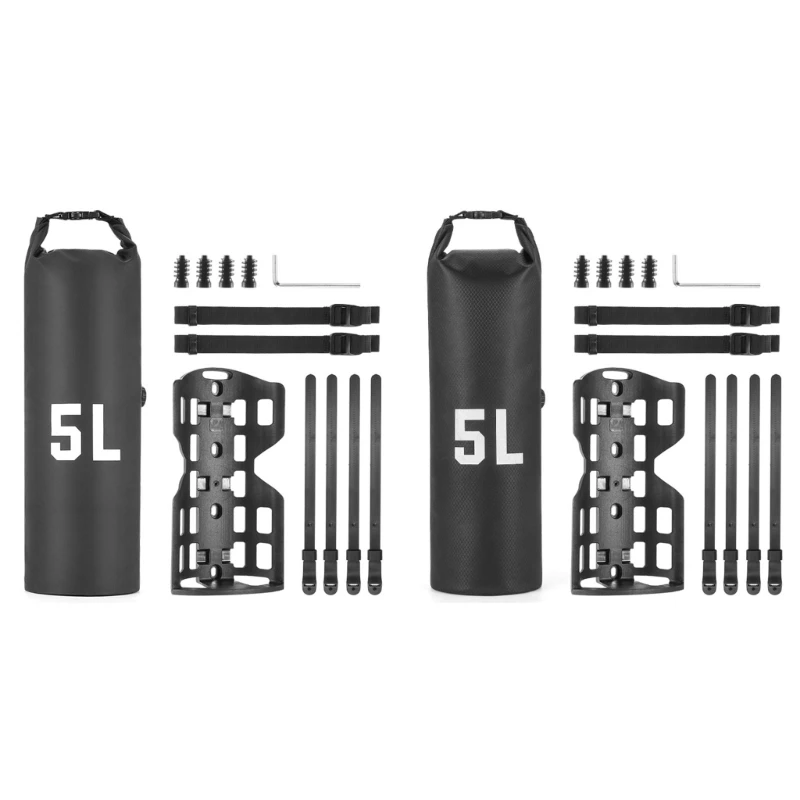 

Сумка передней вилки с передней велосипедной стойкой 5L Портативные велосипедные пакеты -пачки