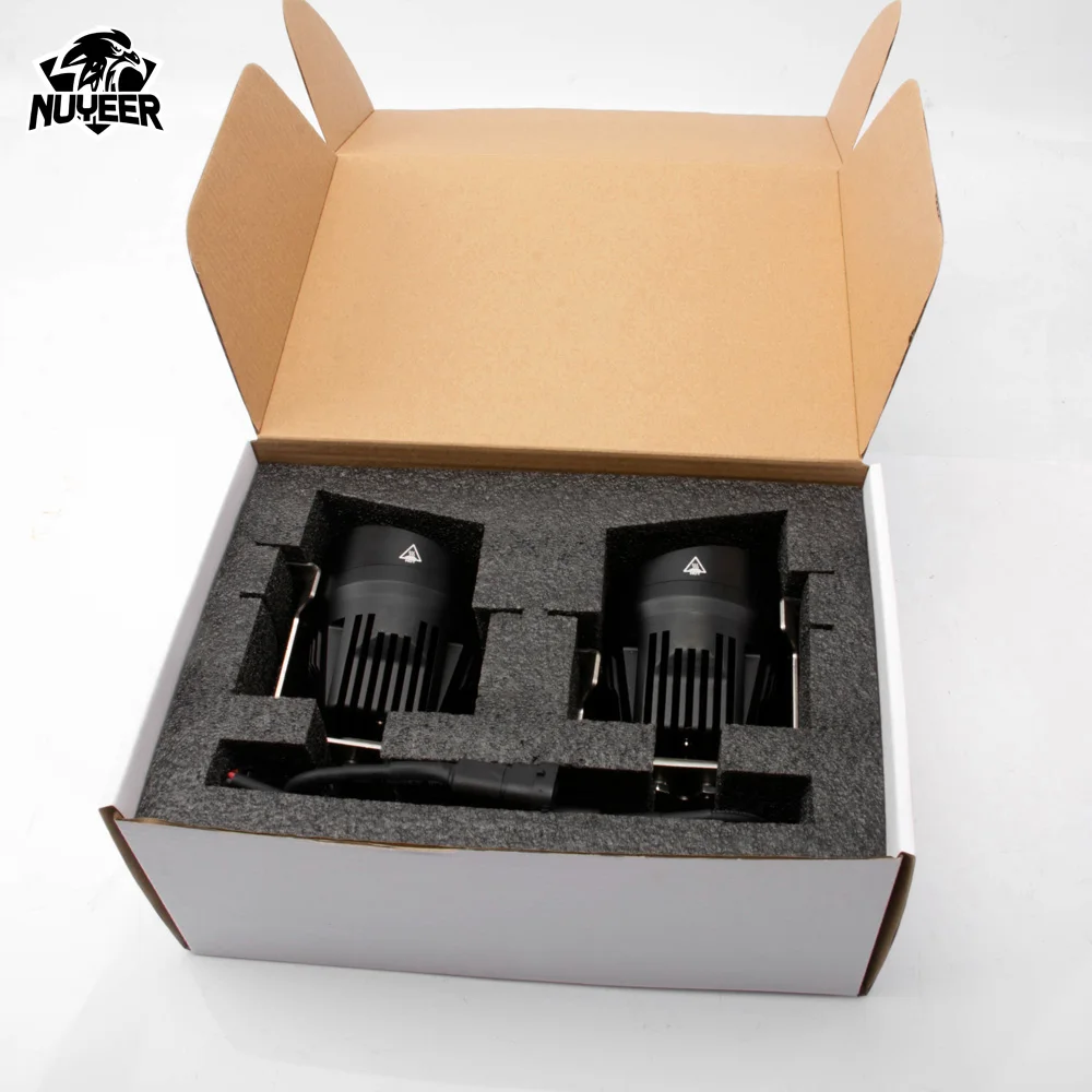 Led Fog Light for Car Yellow Fog Lamps Round White Yellow Waterproof Led Driving Light Led Headlight Fog Lamp for Offroad