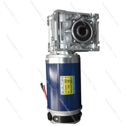 400W 500W 12V 24V 48V  DC motor + RV50 worm gear reducer, high torque, multi-speed, speed ratio, adjustable speed